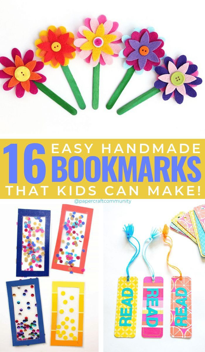 How To Ideas For Kids
 16 Easy Handmade Bookmark Ideas For Kids To Make