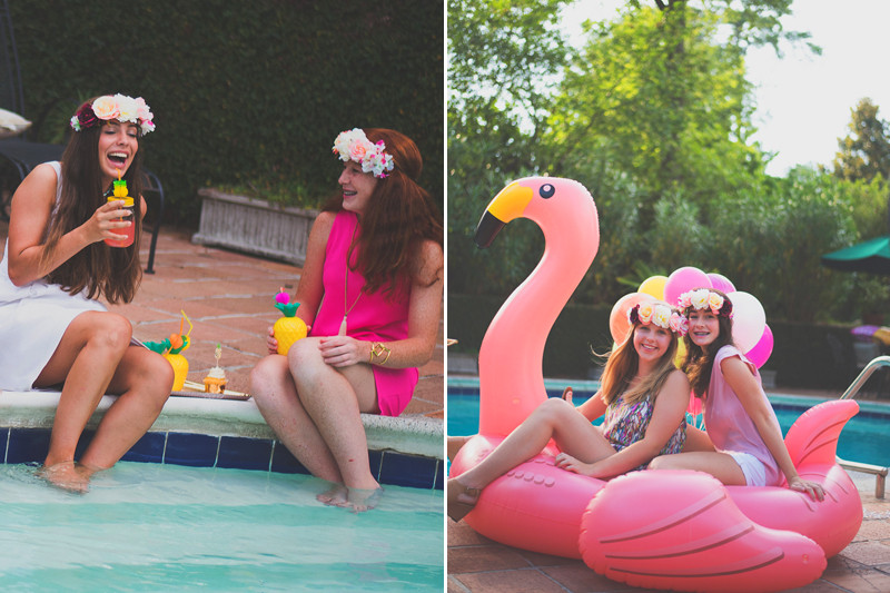 Ideas For Backyard Girls Birthday Pool Party
 Pool Party Ideas Via Blossom