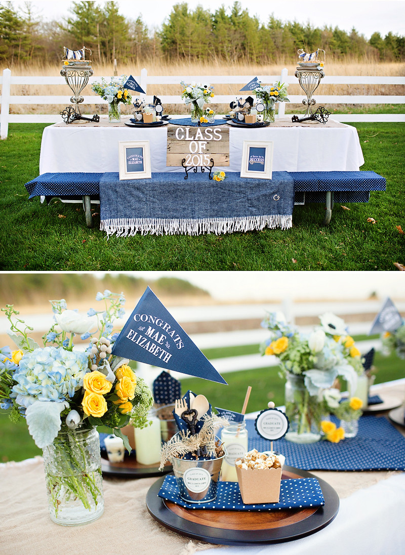 Ideas For Decorating A Graduation Party
 Lovely & Rustic "Keys to Success" Graduation Party