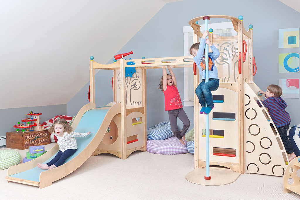 Indoor Kids Gym
 Get Ready For Spring Jungle Gym Installations