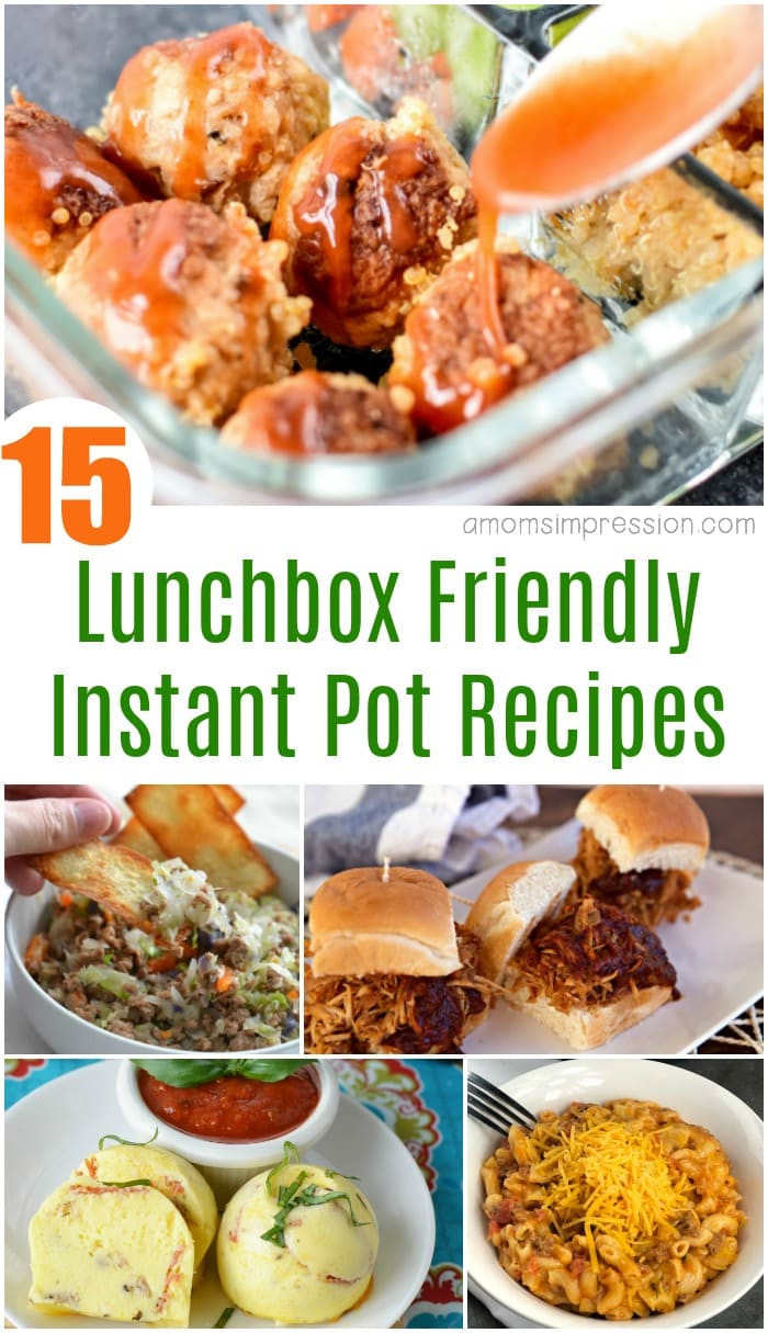 Instant Pot Kid Friendly Recipes
 ﻿15 Kid Friendly Lunchbox Instant Pot Recipes A Mom s