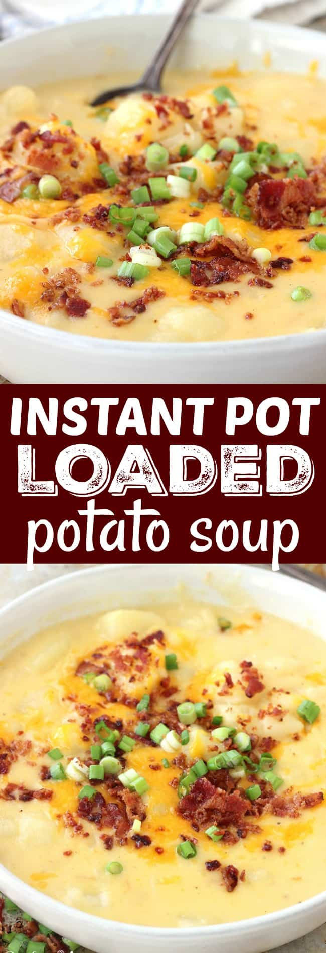 Instant Pot Potato Soup
 Instant Pot Loaded Potato Soup Belle of the Kitchen
