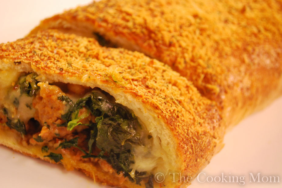 Italian Stuffed Bread Recipes
 Stuffed Bread with Sausage and Spinach The Cooking Mom