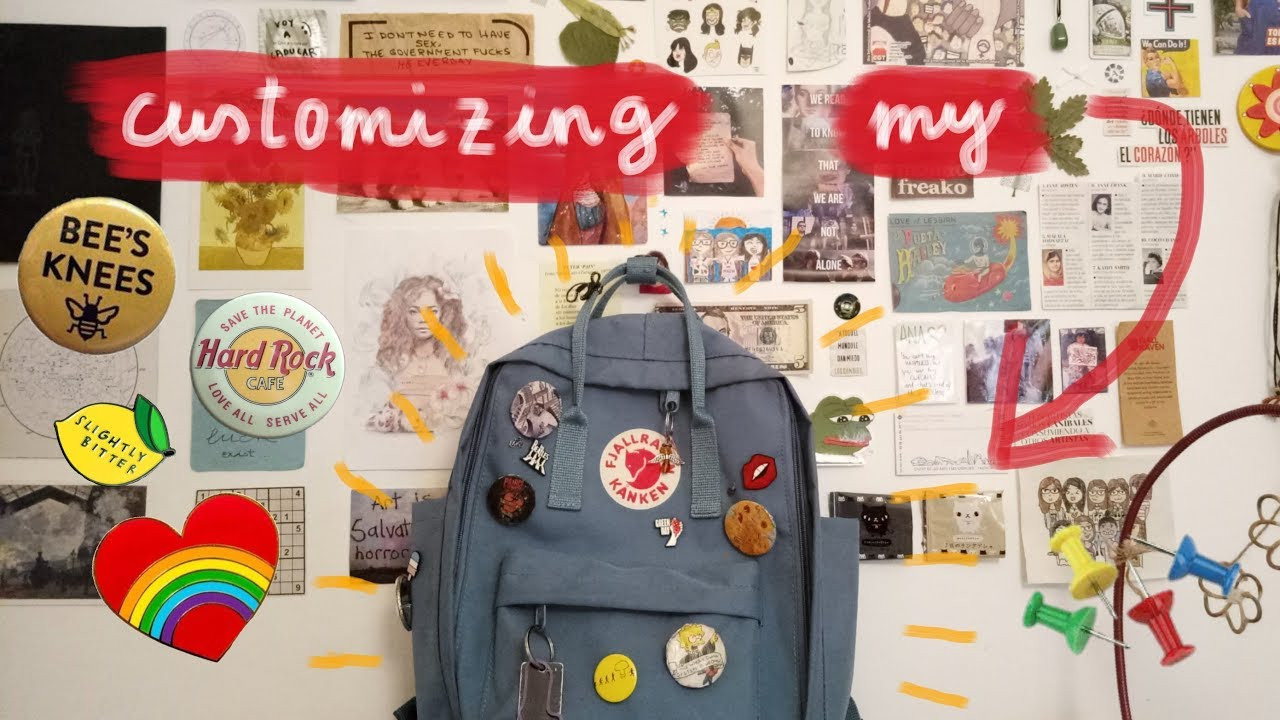 Kanken Pins
 decorating my kanken backpack 🥑🎖 cute pins & bad s