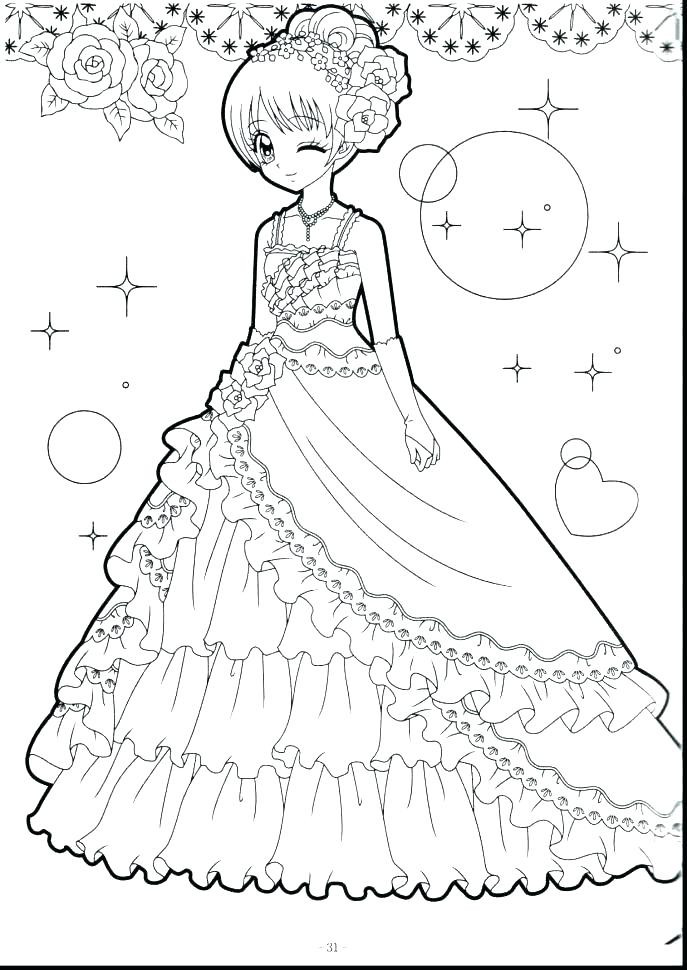 Kawaii Girls Coloring Pages
 Girl Indian Coloring Pages at GetColorings