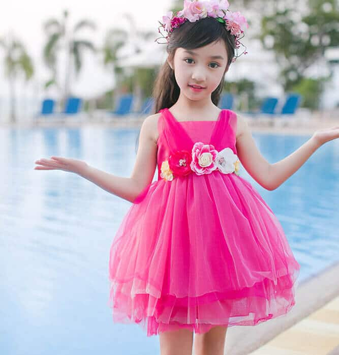 Kids Party Dresses India
 Cute 5 Pink Designer Birthday Party Dresses For Little