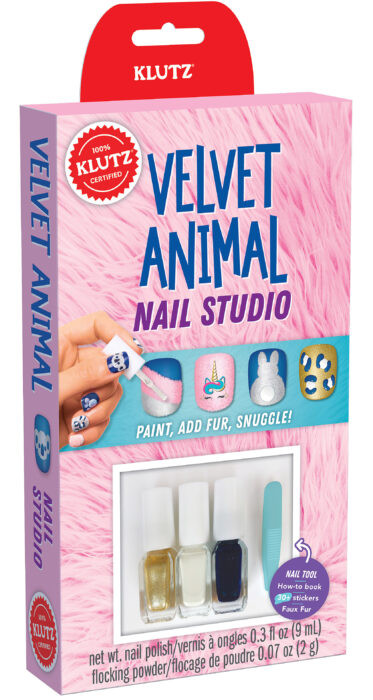 Klutz Nail Art Craft Kit
 Klutz Velvet Animal Nail Studio by Editors of Klutz Art