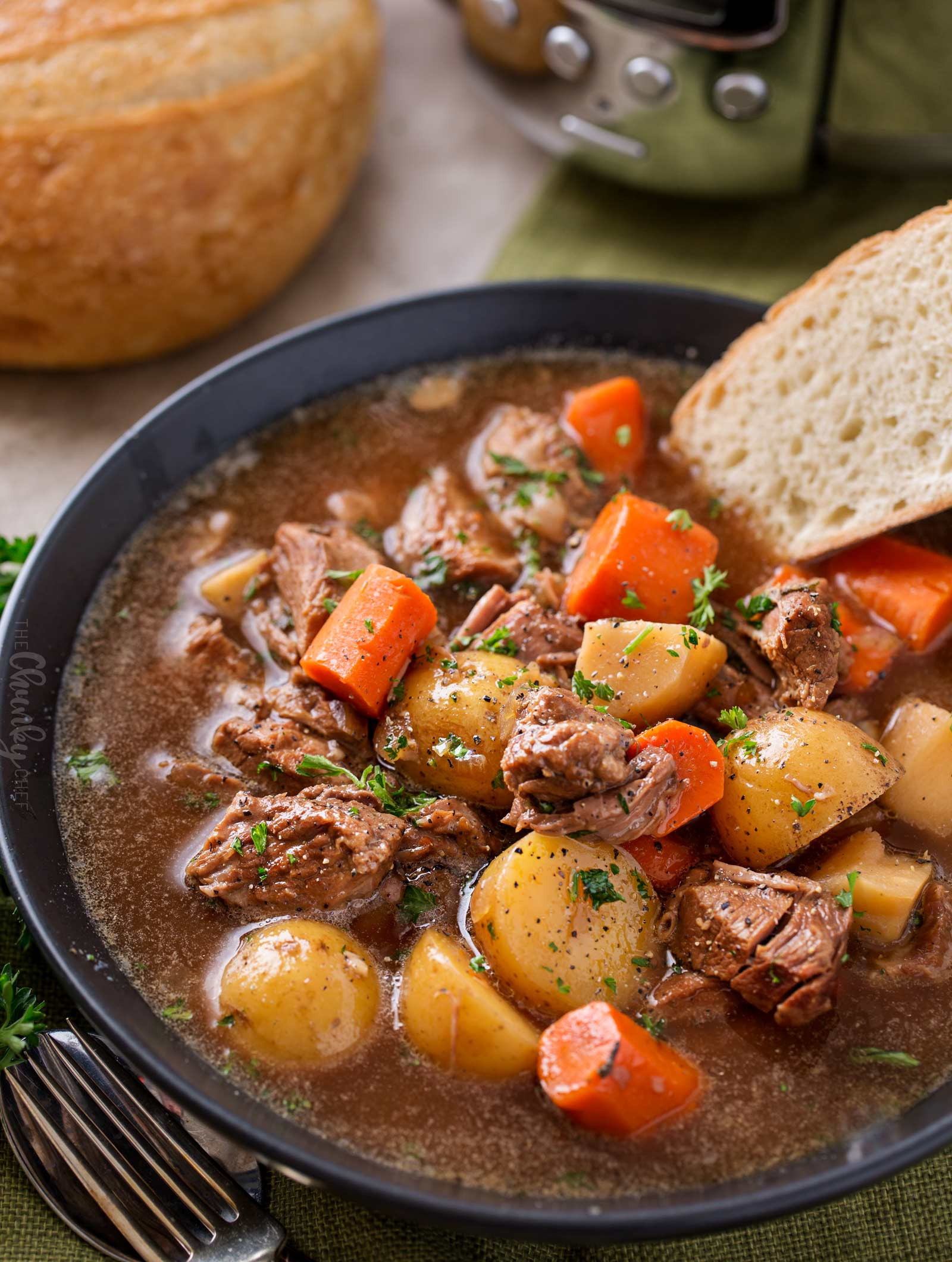 Lamb Stew Slow Cooker Recipe
 Beer and Horseradish Slow Cooker Beef Stew The Chunky Chef