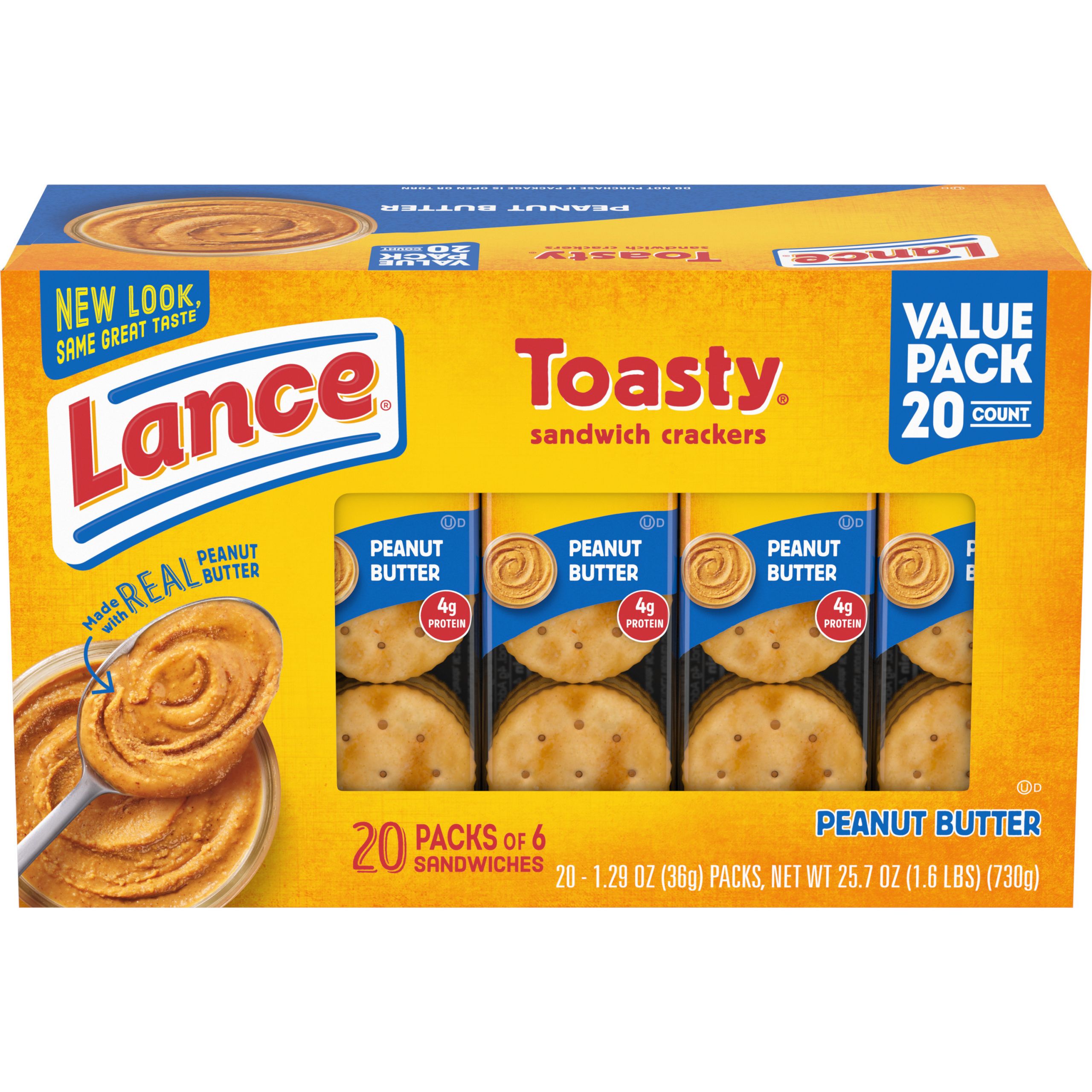 Lance Sandwich Crackers
 Lance Toasty Peanut Butter Sandwich Crackers Family Size