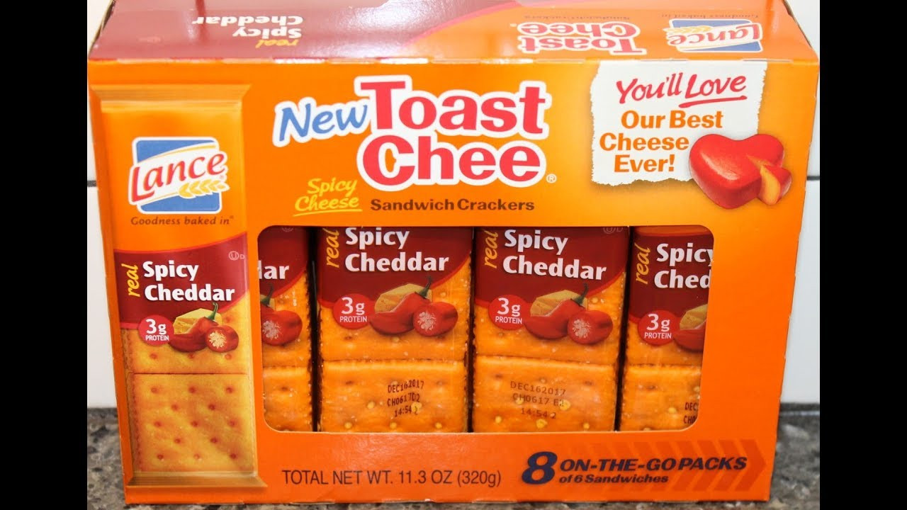 Lance Sandwich Crackers
 Lance Toast Chee Spicy Cheddar Sandwich Crackers Review