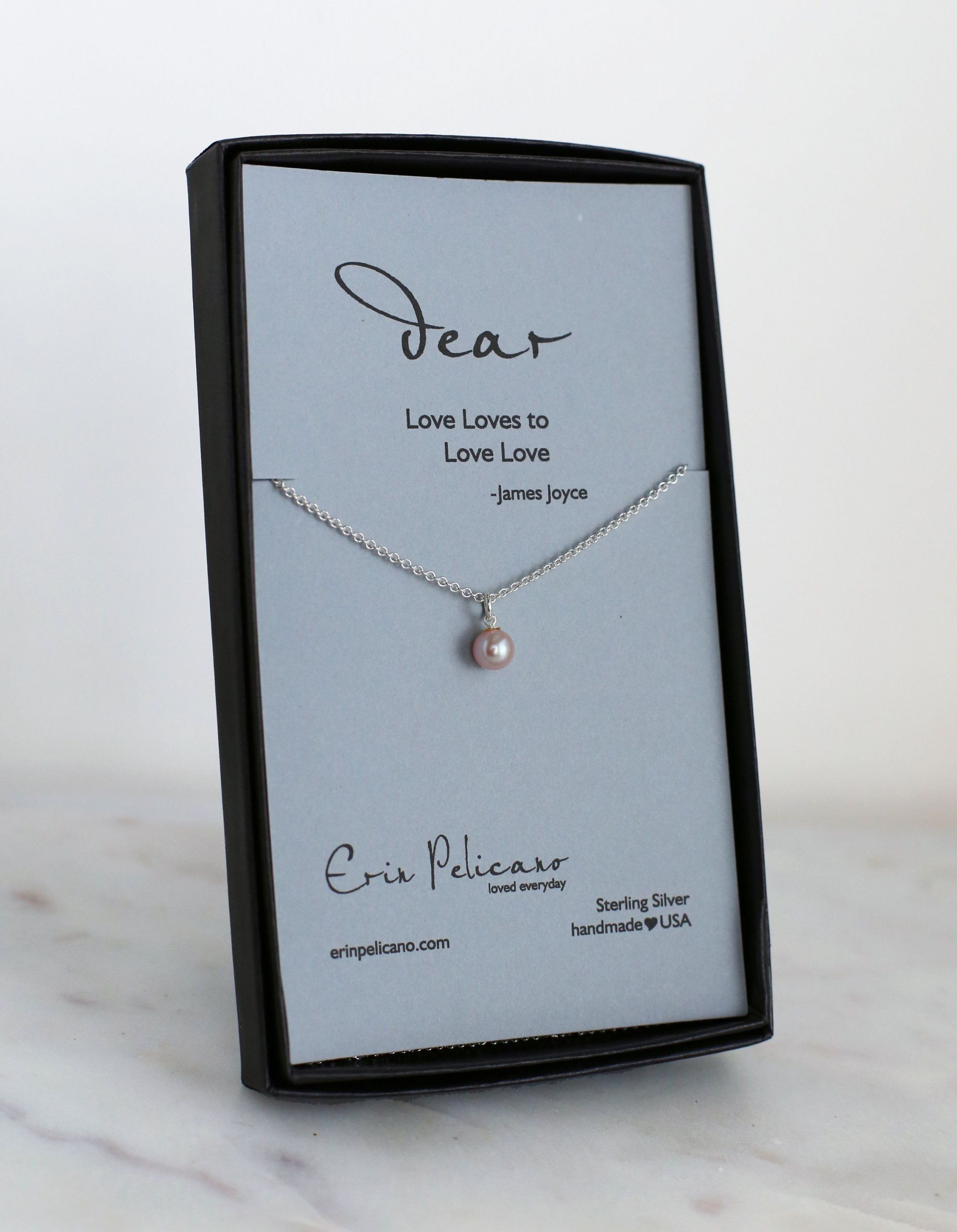 Last Minute Birthday Gifts For Wife
 Pink Pearl Necklace Bridesmaid Jewelry Bridesmaid Gift