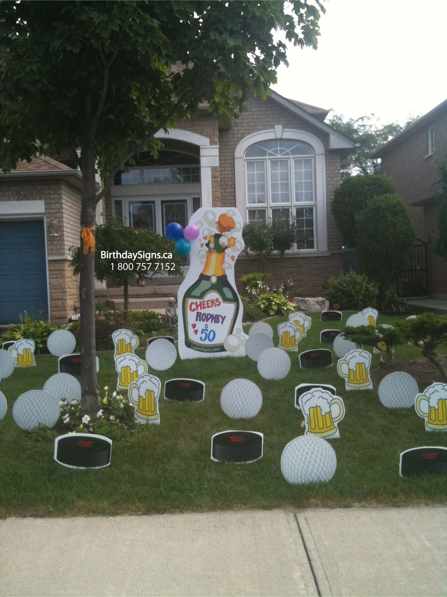 Lawn Decorations For Birthday
 Birthday Yard Signs Lawn Greetings