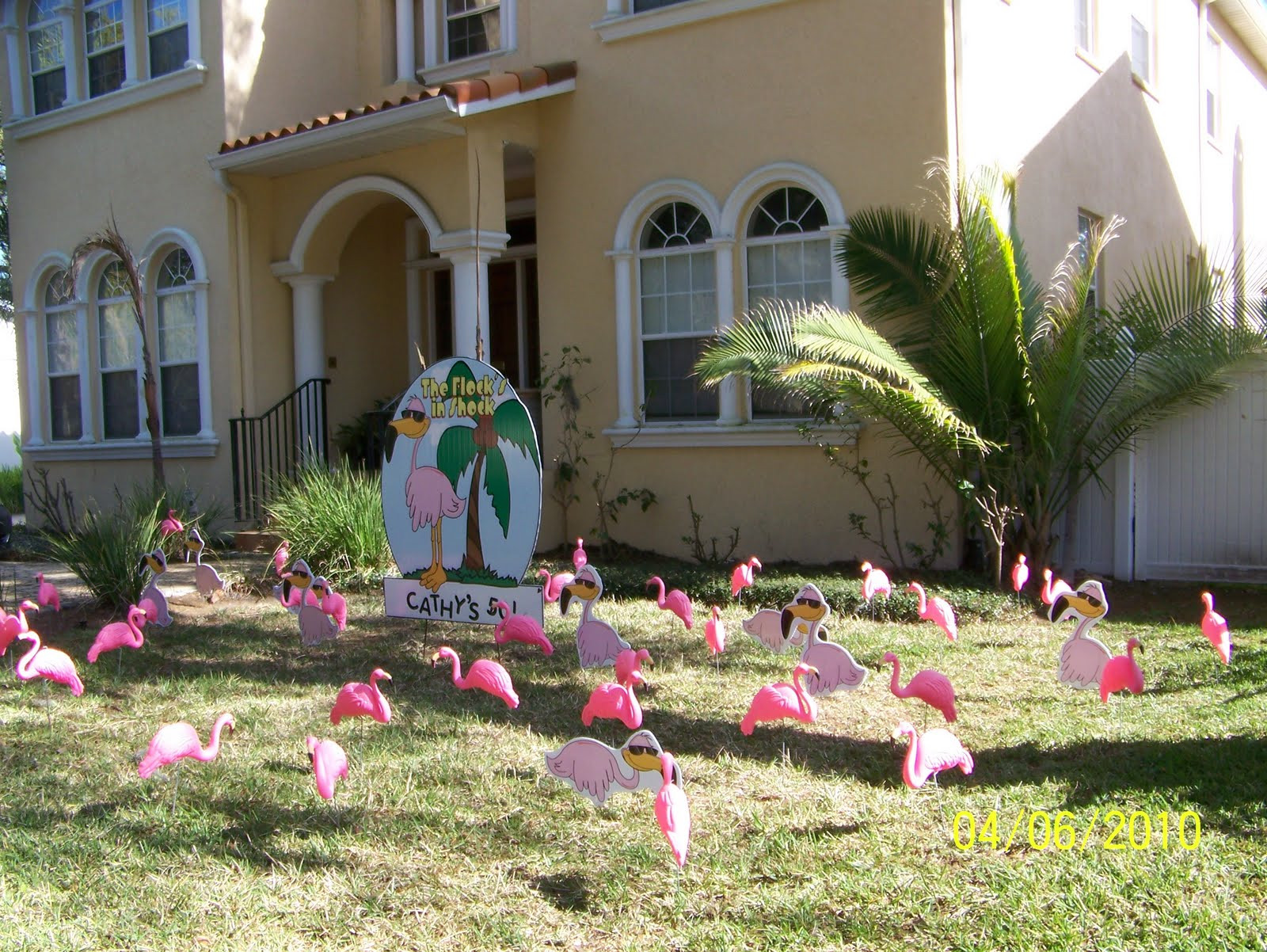 Lawn Decorations For Birthday
 FLOCK N SURPRISE 727 687 8111 LARGO Florida