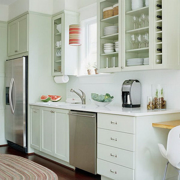 Light Green Kitchen
 80 Cool Kitchen Cabinet Paint Color Ideas Noted List