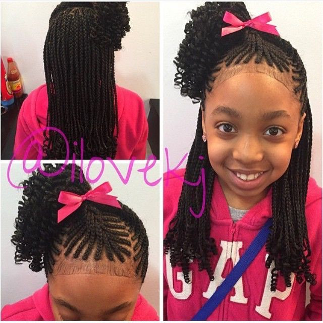 Little Girl Ponytail Hairstyles African American
 142 best images about African American Hair on Pinterest