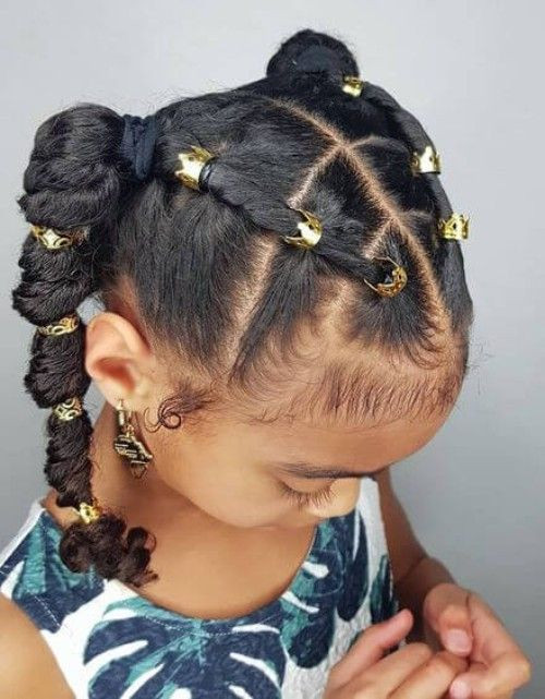 Little Girl Ponytail Hairstyles African American
 10 Heat Free Kids Natural Hairstyles for Easter TGIN