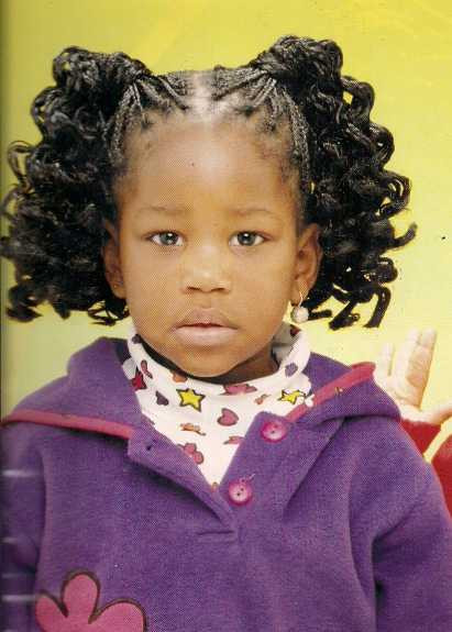 Little Girl Ponytail Hairstyles African American
 curly ponytails hairstyle African American little girls