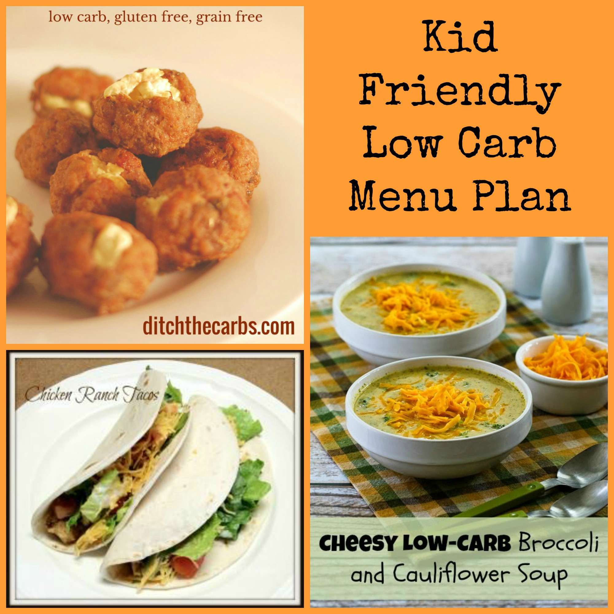 Low Carb Recipes For Kids
 Menu Plan Monday kid friendly low carb recipes