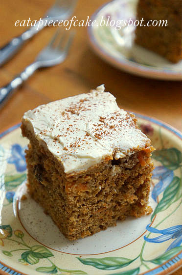 Low Fat Carrot Cake
 Piece of Cake Wholemeal Low fat Moist Carrot Cake Delia