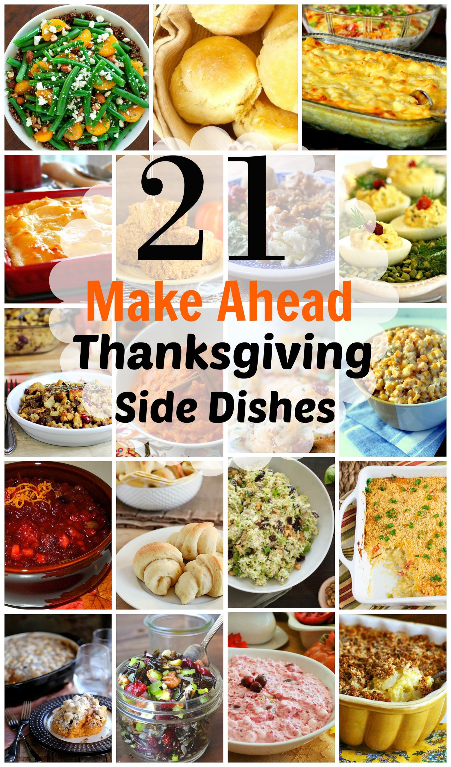 Make Ahead Sides For Thanksgiving
 21 Spectacular Make Ahead Thanksgiving Side Dishes