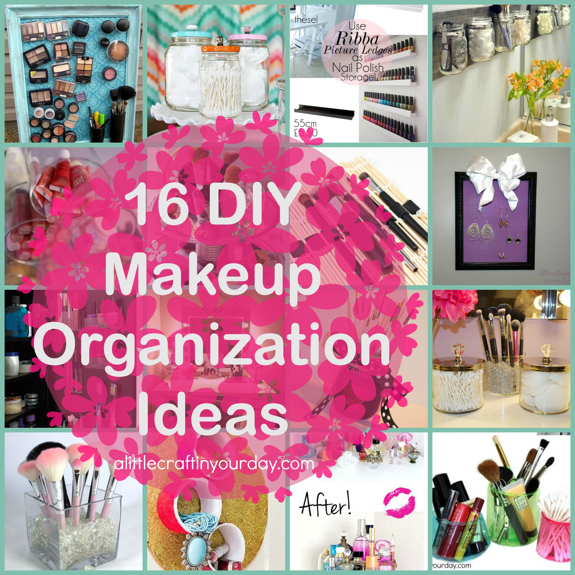 Makeup Organization DIY
 16 DIY Makeup Organization Ideas A Little Craft In Your Day