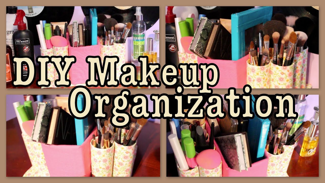Makeup Organization DIY
 DIY Makeup Organization Caddy