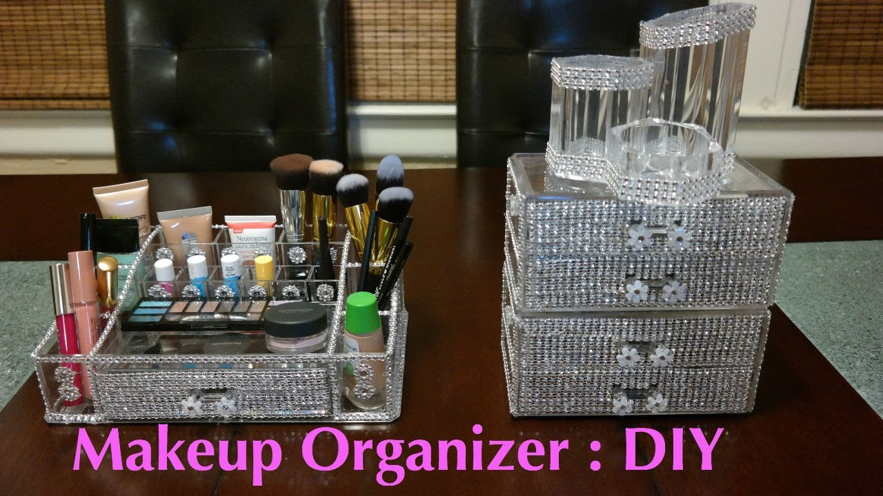 Makeup Organization DIY
 Makeup Organizer DIY
