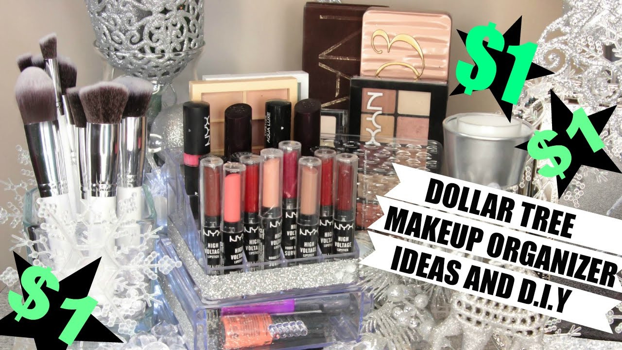 Makeup Organization DIY
 $1 Makeup Organizers Dollar Tree Ideas and D I Y