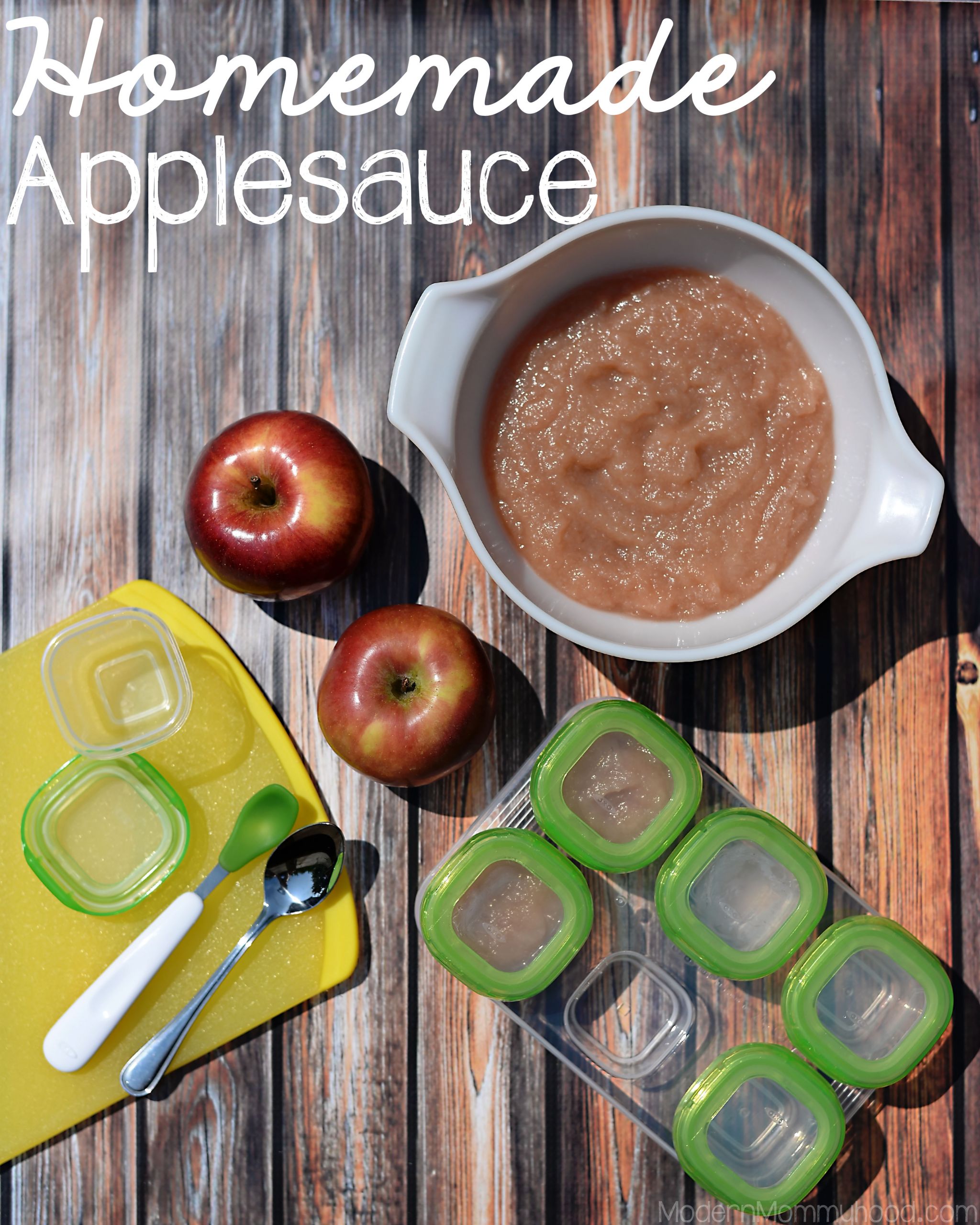 Making Applesauce For Baby
 Homemade Applesauce Modern Mommyhood