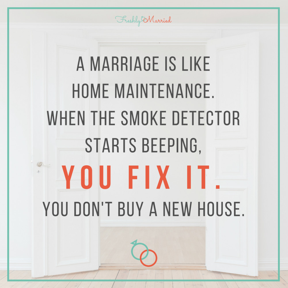 Marriage Picture Quotes
 freshfridays Quote Marriage is Like Home Maintenance