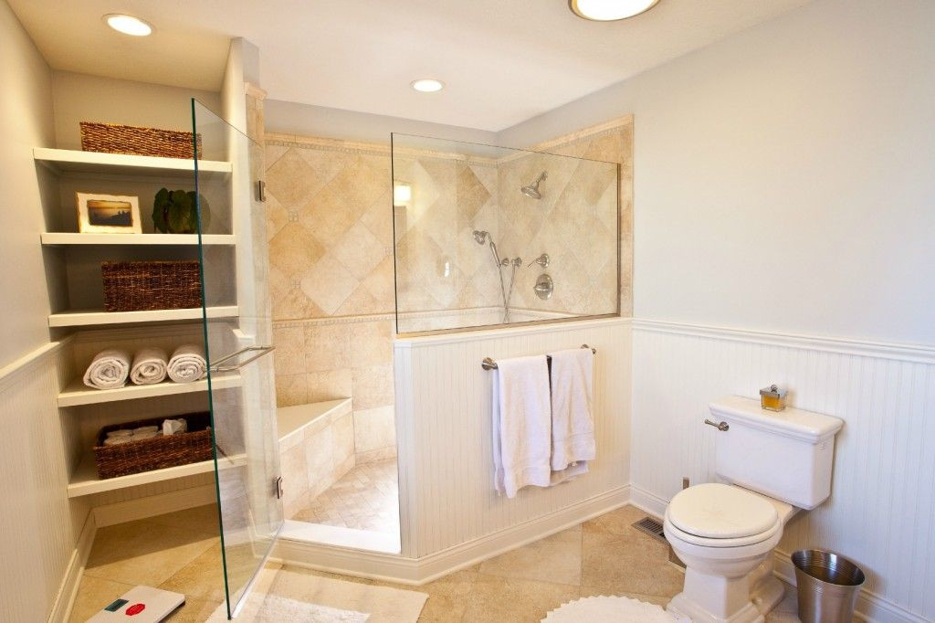 Master Bathroom Without Tub
 Project Highlight Removing An Unused Garden Tub in a
