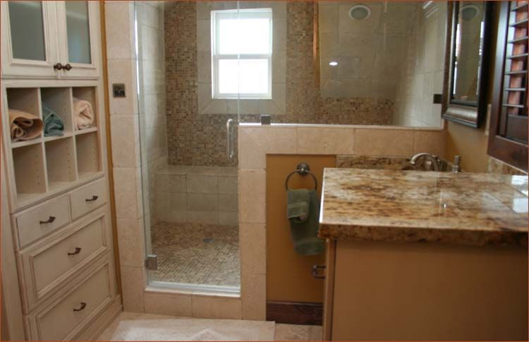Master Bathroom Without Tub
 12 x 12 master bath with walk in closet WITH SHOWER NO TUB