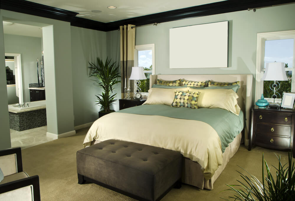 Master Bedroom Wallpaper Accent Wall
 138 Luxury Master Bedroom Designs & Ideas s Home