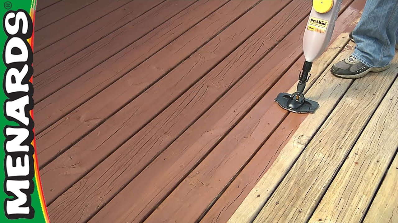 Menards Deck Paint
 Refinish A Deck How To Menards