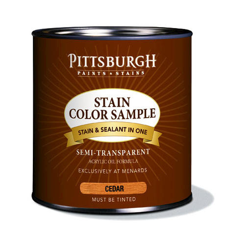 Menards Deck Paint
 Pittsburgh Paints & Stains Exterior Stain color samples