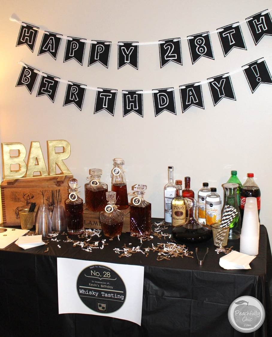 Mens Birthday Party Ideas
 Planning A Guy s Birthday Party Whiskey Tasting