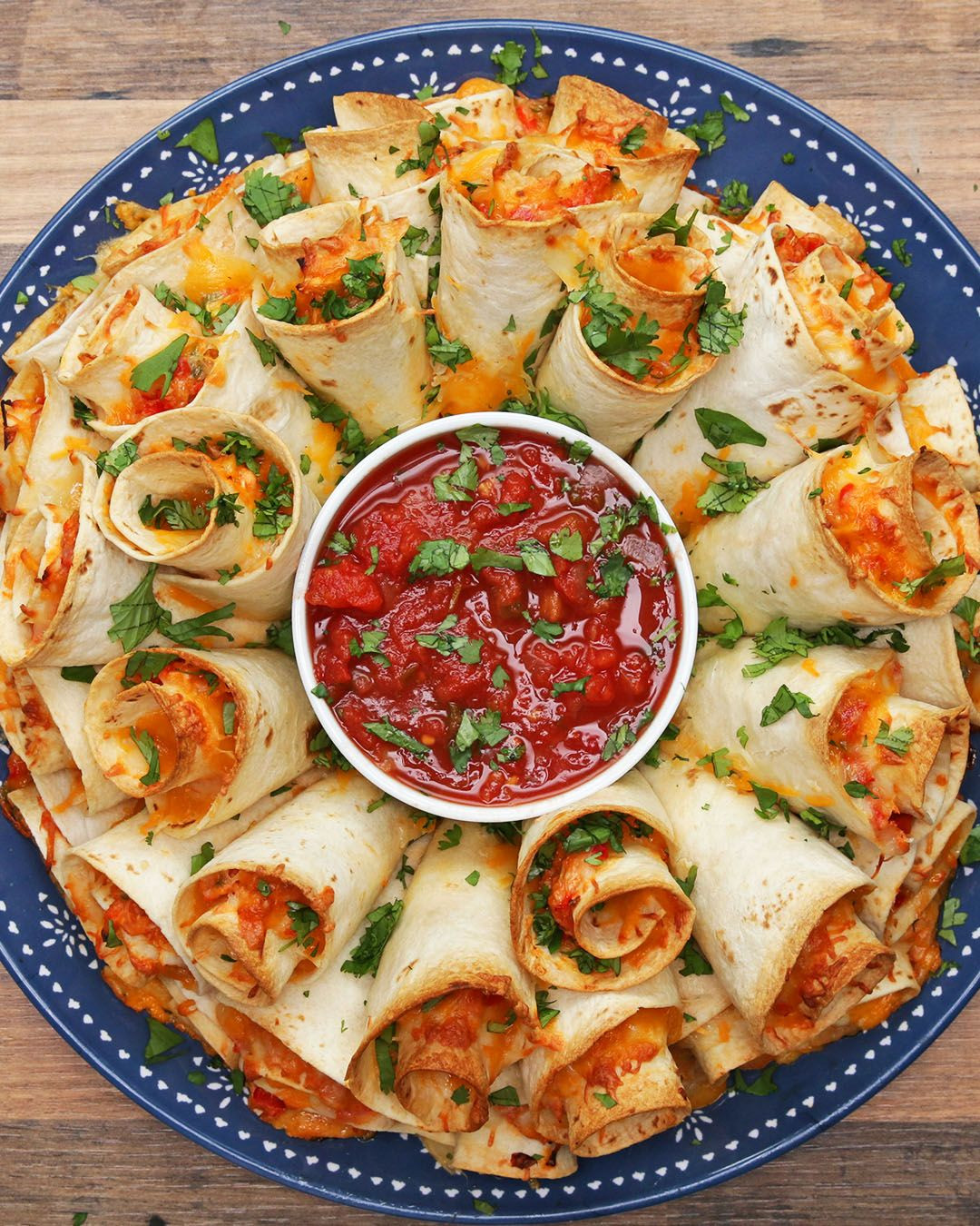 Mexican Food Ideas For Dinner Party
 Blooming Quesadilla Ring Recipe in 2019