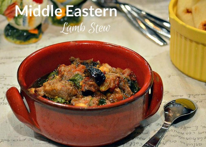 Middle East Lamb Stew
 LAMB SHOULDER The first ingre nt in a good stew