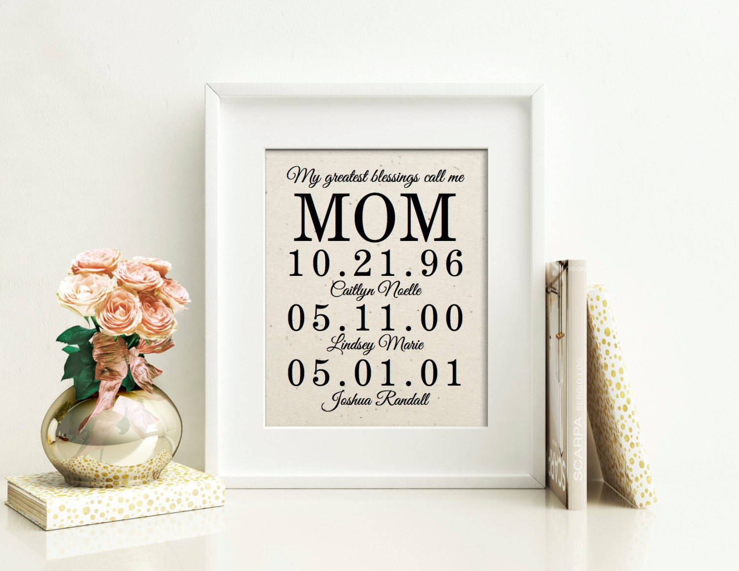 Moms Birthday Gifts
 Personalized Gift for Mom Birthday Gift for Dad Father of