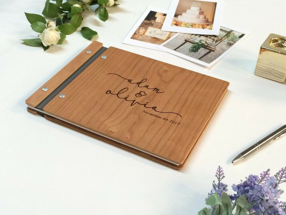 Monogram Wedding Guest Book
 Personalized Wedding guest book Modern Guest Book