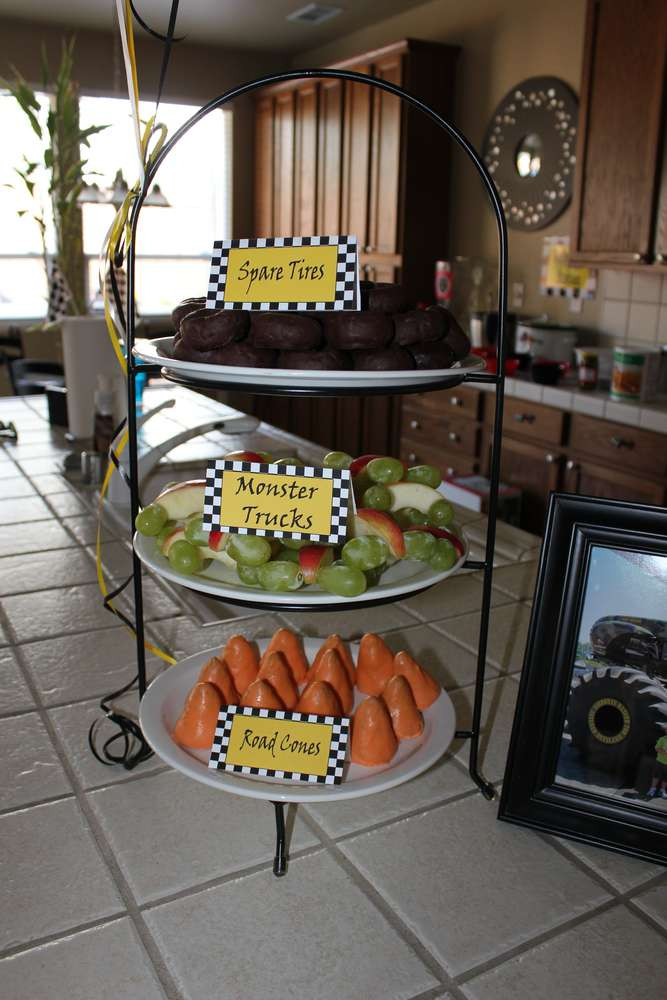Monster Truck Birthday Decorations
 Monster Truck Birthday Party Ideas 4 of 37