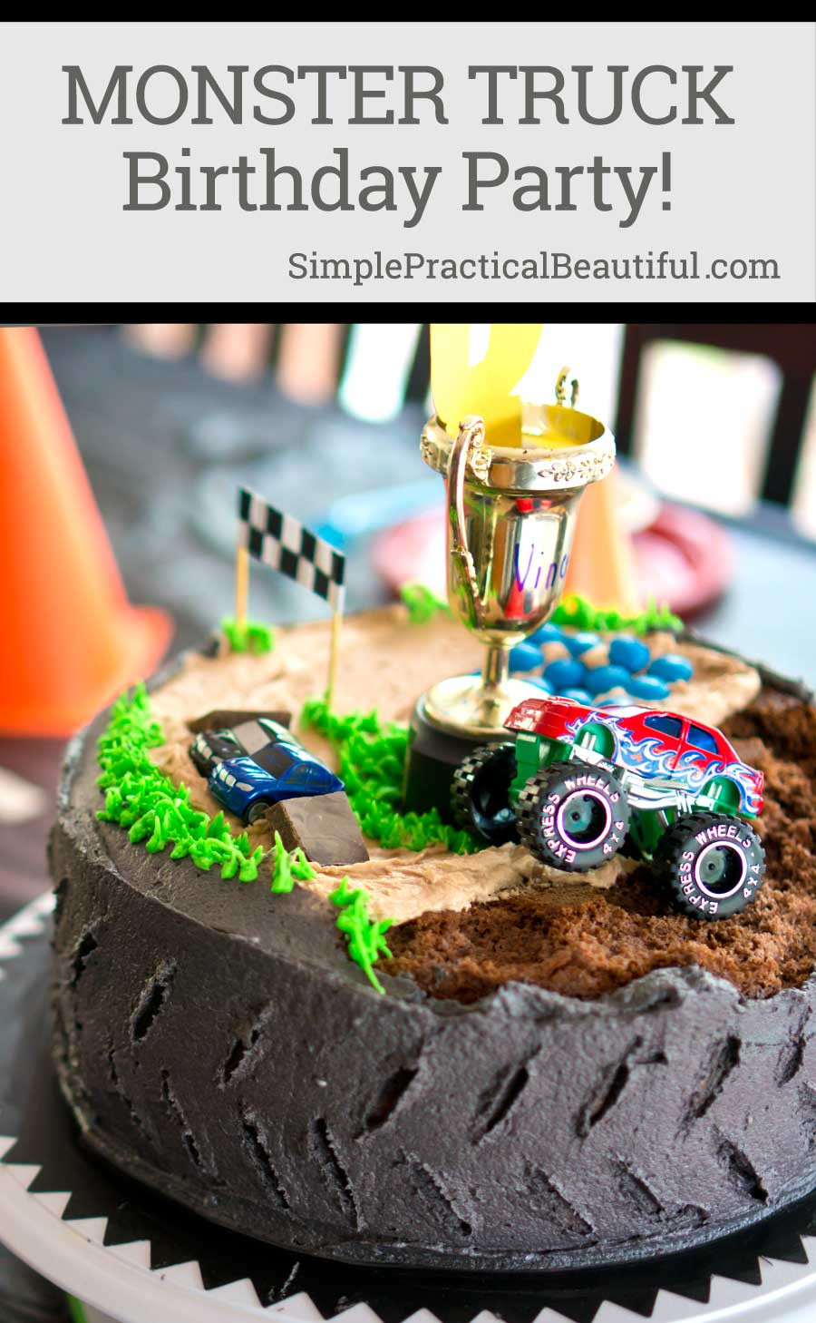 Monster Truck Birthday Decorations
 Monster Truck Birthday Party Simple Practical Beautiful