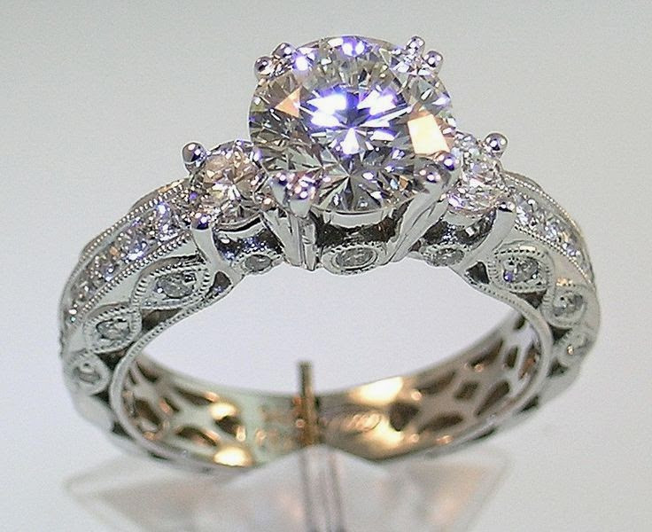 Most Beautiful Wedding Rings
 Latest Fashion World Most Beautiful Engagement Rings For