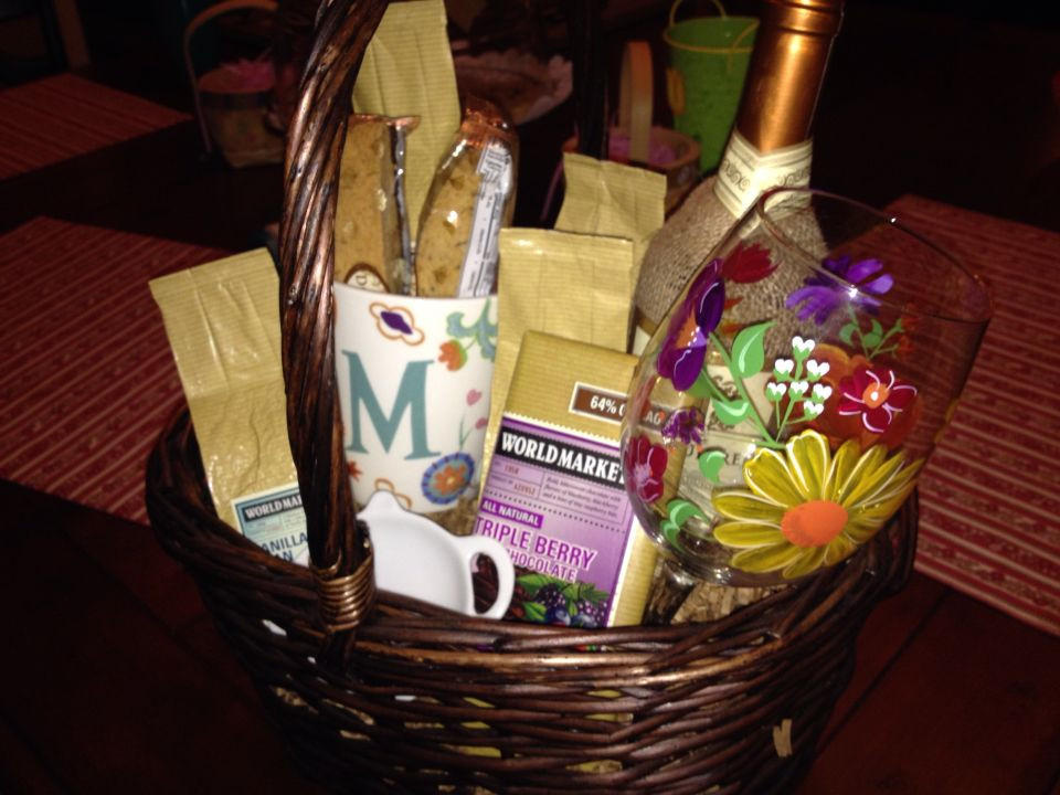 Mother In Law Birthday Gift Ideas
 Coffee and Wine birthday basket for my mother in law to be