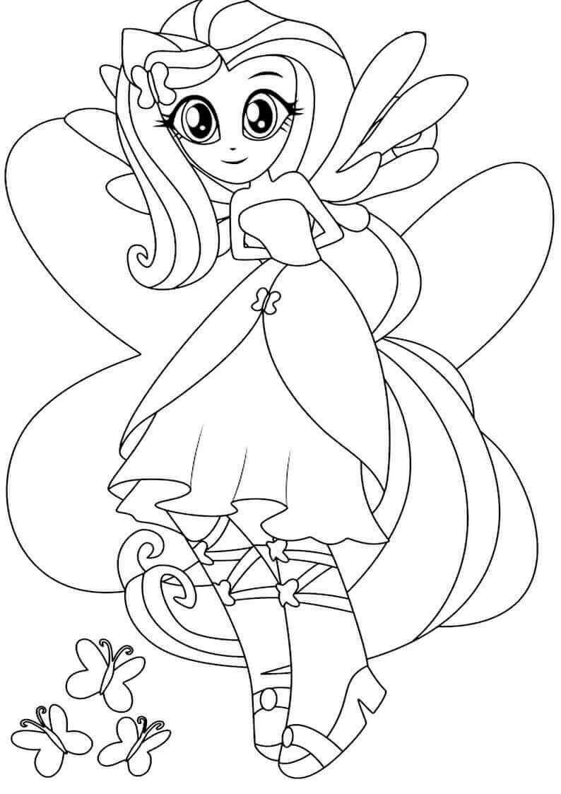My Little Pony Girls Coloring Pages
 15 Printable My Little Pony Equestria Girls Coloring Pages