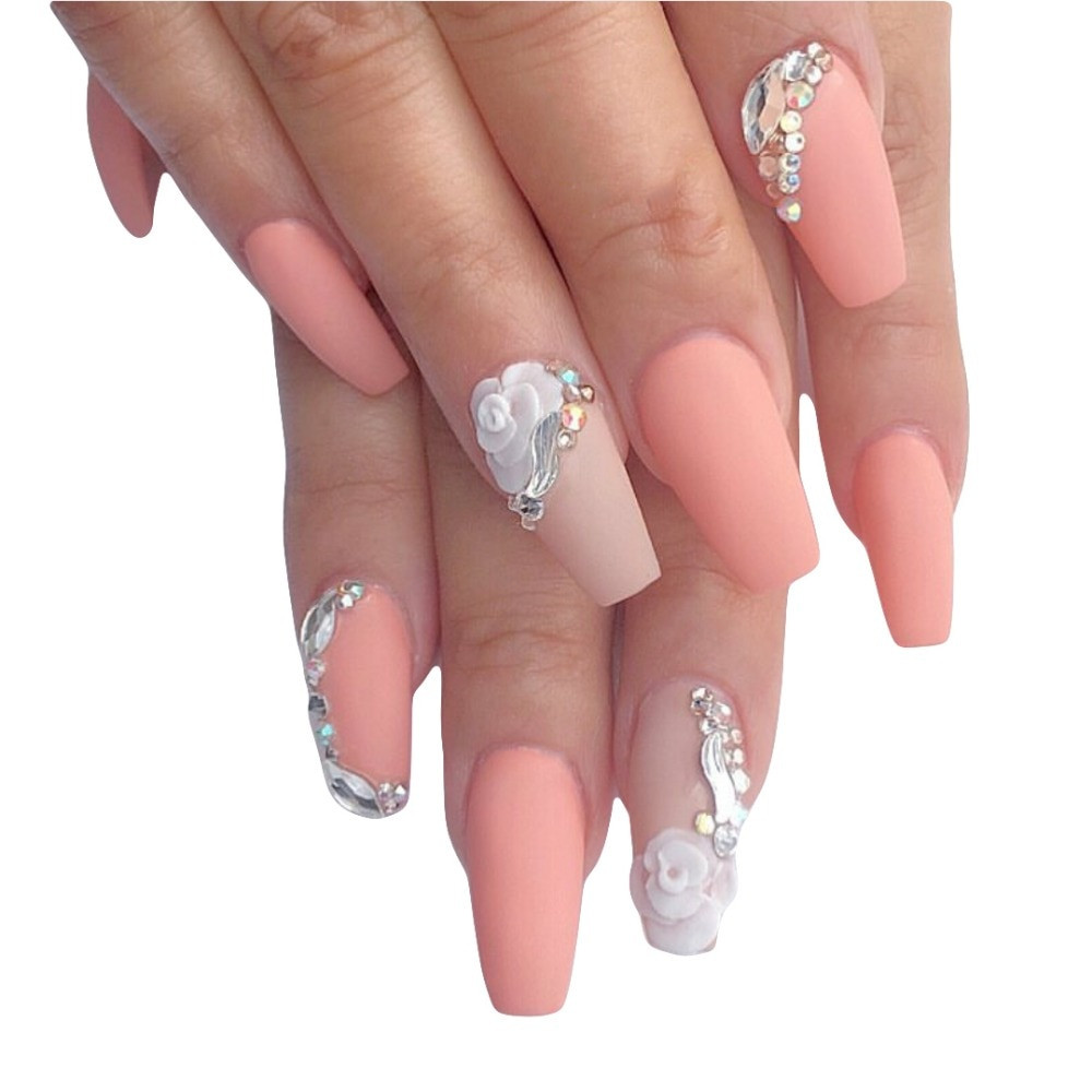 Nail Designs With Rhinestones And Glitter
 50 designs flat glitter AB color nail art rhinestones gems