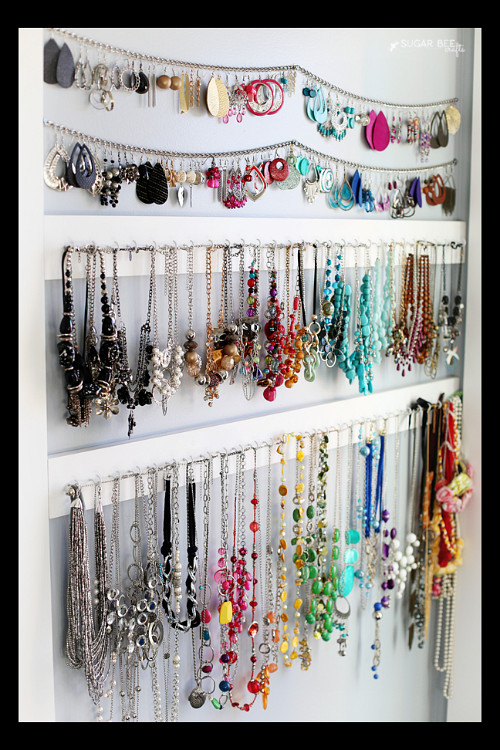 Necklace Organizer DIY
 10 Handy DIY Jewelry Organizer Ideas