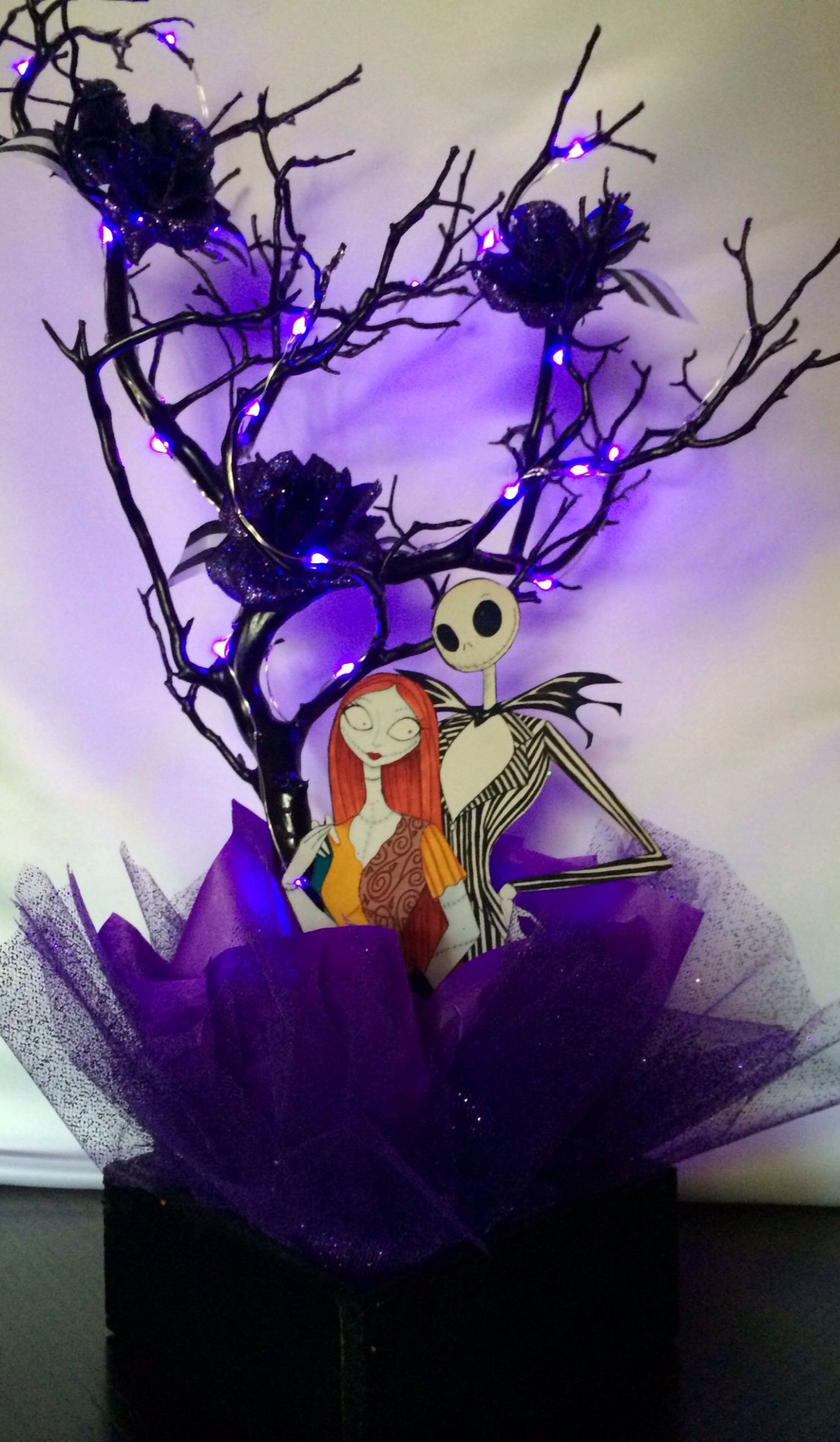 Nightmare Before Christmas Baby Shower Party Ideas
 Nightmare Before Christmas Centerpiece By Bizzie Bee Cr