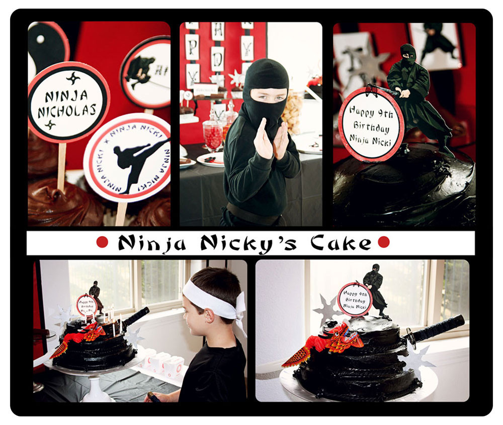Ninja Birthday Party
 Kara s Party Ideas Hi Ya Ninja Birthday Party