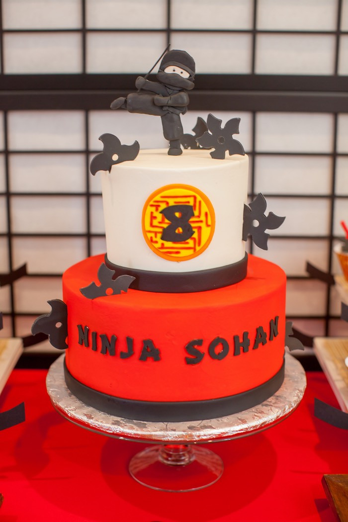 Ninja Birthday Party
 Kara s Party Ideas Japanese Inspired Ninja Party